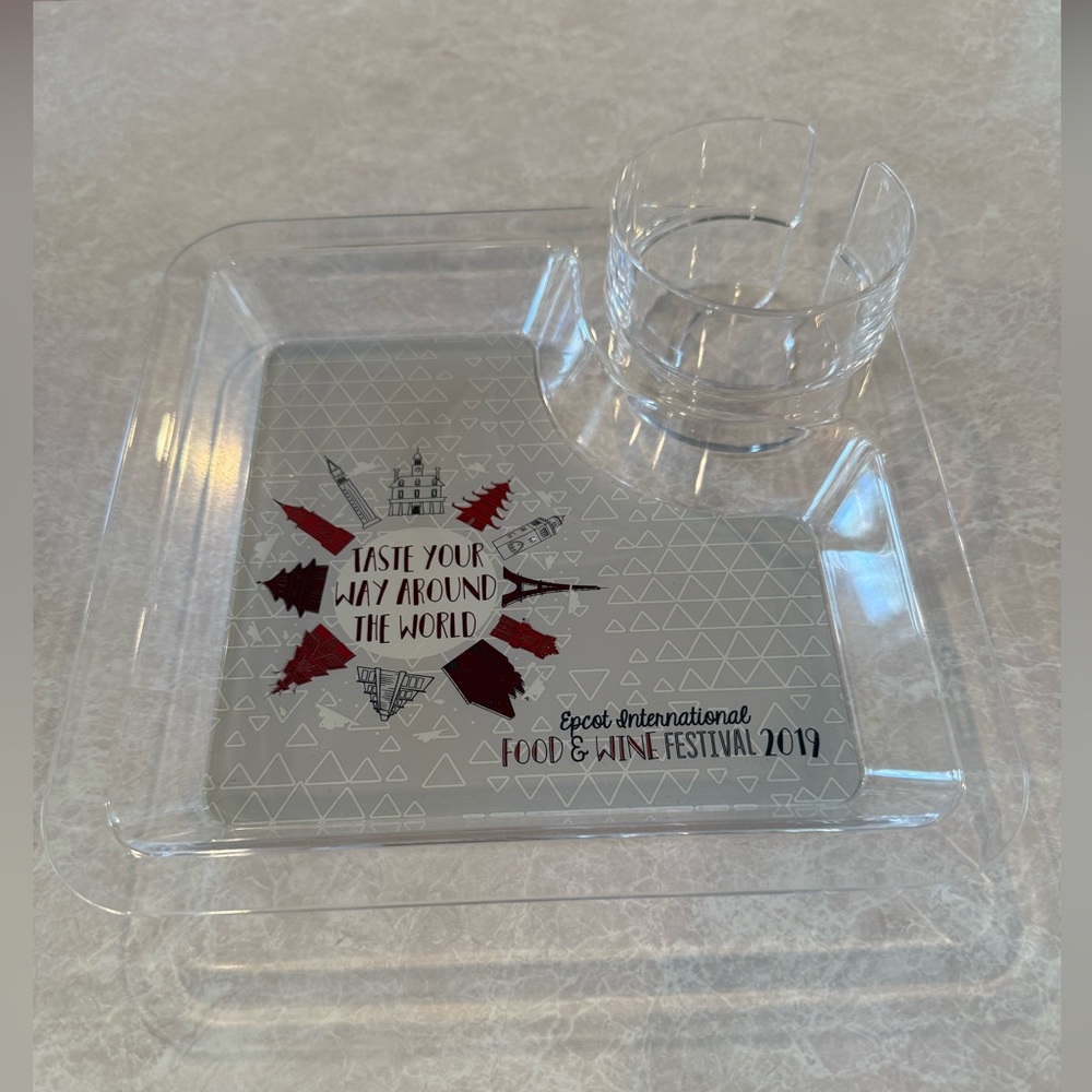 Epcot International Food & Wine Festival 2019 Tray